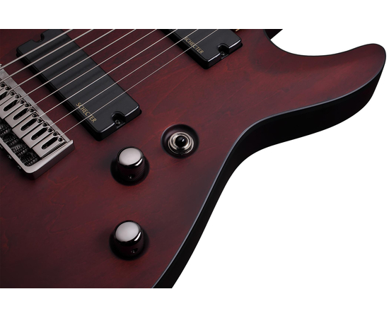Восьмиструнная электрогитара Schecter OMEN-8 WSN