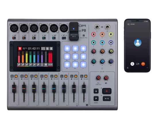 Аудіоінтерфейс / рекордер Zoom PodTrak P8