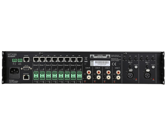 Матричний комутатор AUDAC MTX88