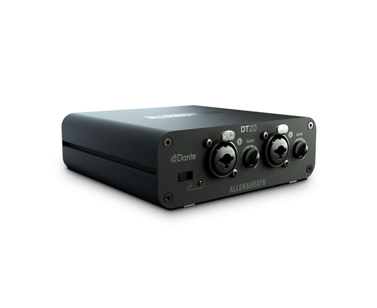 Интерфейс Dante Allen Heath DT20-X