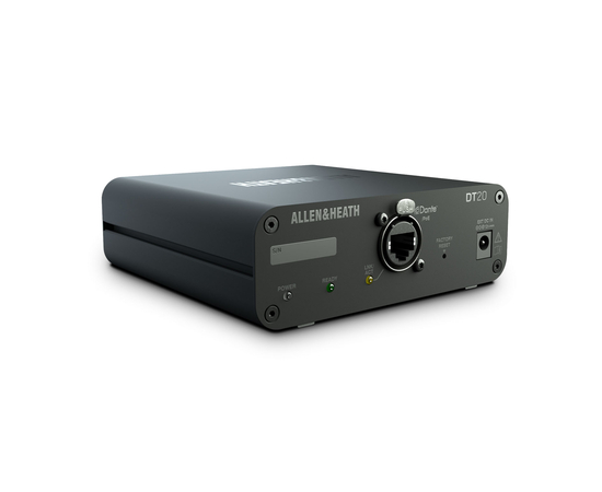 Интерфейс Dante Allen Heath DT20-X