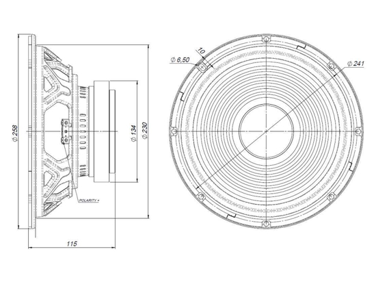 НЧ-СЧ динамик BEYMA 10CMV2