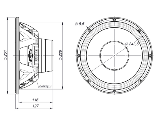 НЧ-СЧ динамік BEYMA 10MC700Nd