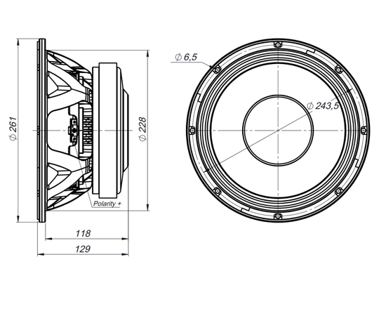 НЧ-СЧ динамік BEYMA 10MCB700