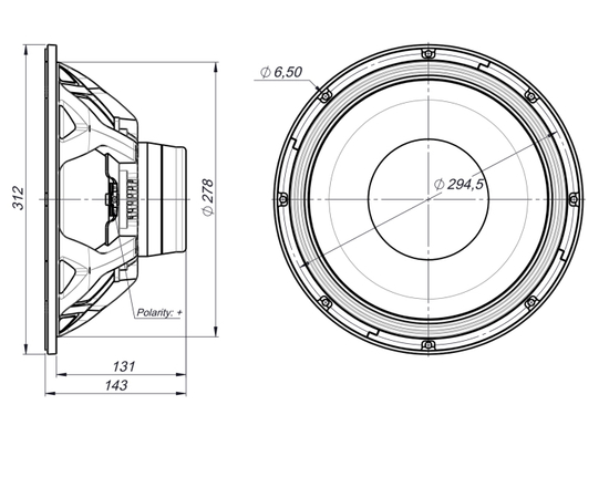 НЧ-СЧ динамік BEYMA 12MC700Nd