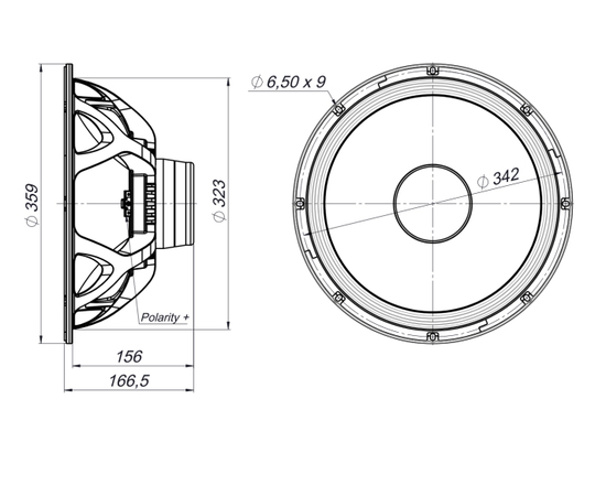 НЧ-СЧ динамік BEYMA 14MC700Nd