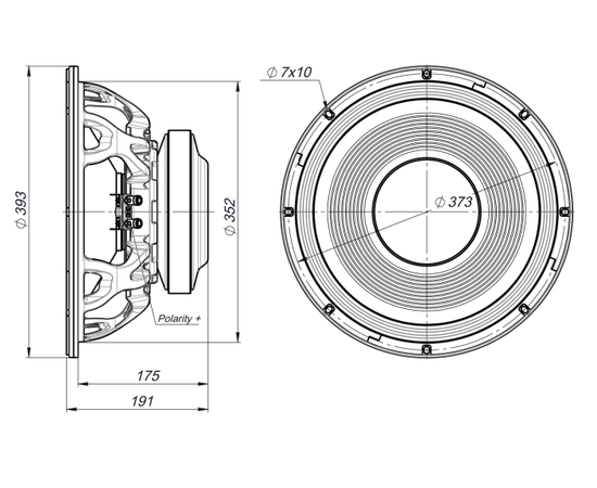 НЧ-динамік BEYMA 15LEX1600Fe