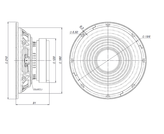 СЧ-динамик BEYMA 8CMV2