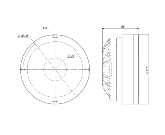 Компрессионный ВЧ-драйвер BEYMA CD-1114Fe