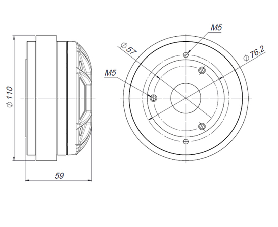 Компресійний ВЧ-драйвер BEYMA CD-11Fe
