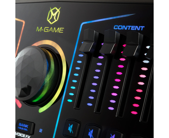 Аудіоінтерфейс / стрімінговий мікшер M-GAME RGB DUAL