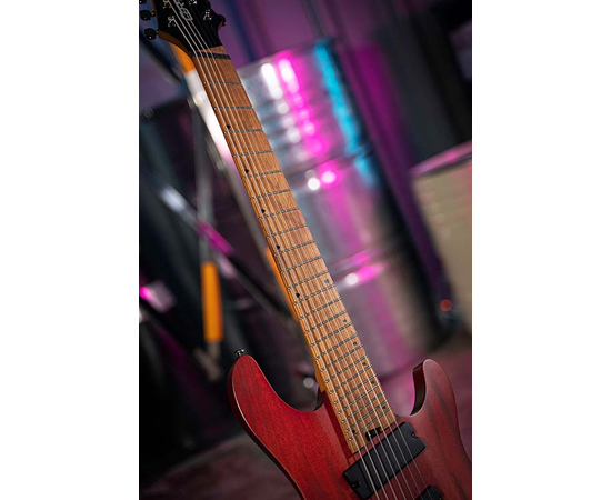 Семиструнная электрогитара CORT KX307 Multi Scale (Open Pore Mahogany ...