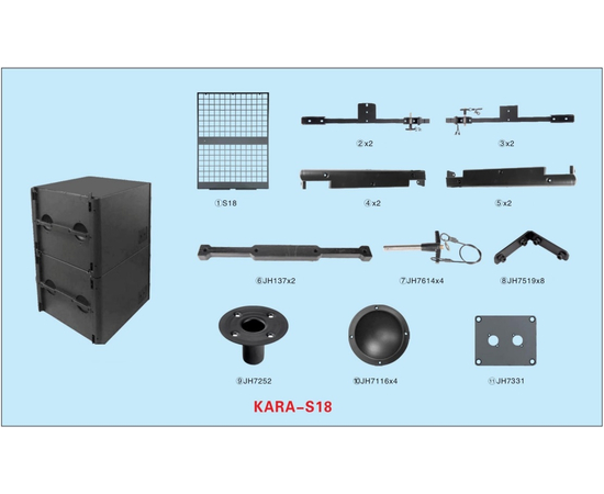 Комплект KARA-S18 - 152655 за 0 грн. | 4Club