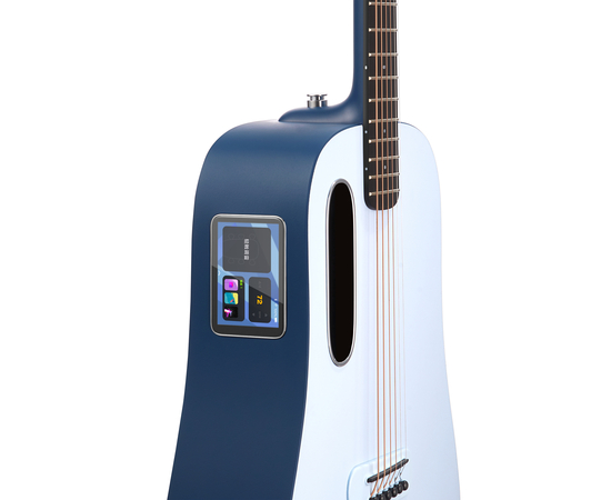 Трансакустическая смарт-гитара Blue Lava (Ice Blue)