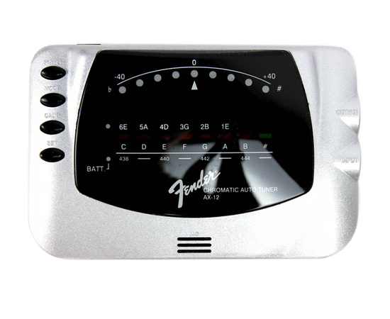 Тюнер FENDER AX-12 AUTO/CHROMATIC TUNER - SILVER
