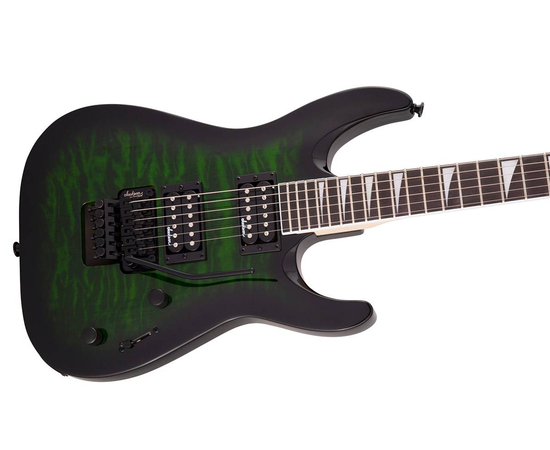 Электрогитара JACKSON JS32Q DKA DINKY ARCH TOP TRANSPARENT GREEN BURST