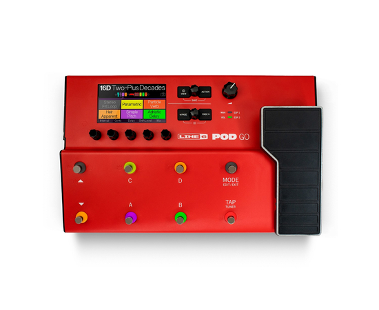 Гитарный процессор LINE 6 POD Go Limited Edition Red - 153391 за 0 грн. | 4Club