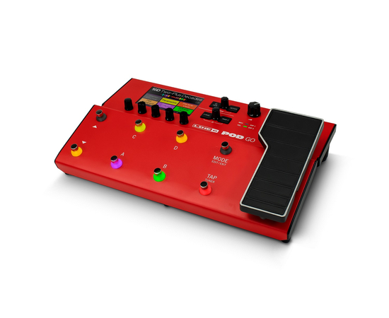 Гитарный процессор LINE 6 POD Go Limited Edition Red