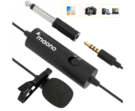 Петличний мікрофон Maono AU100