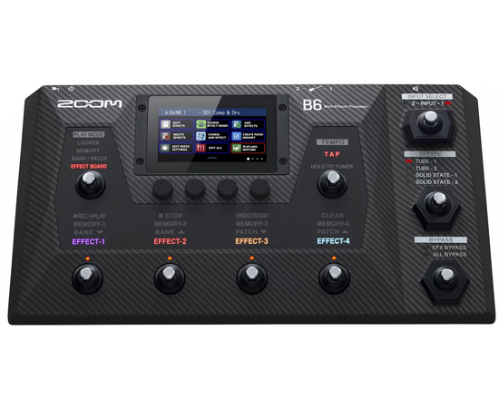 Процессор для бас-гитары Zoom B6