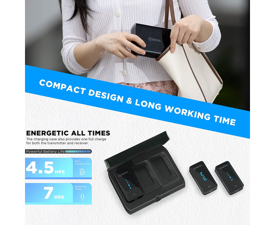 Беспроводная микрофонная система Boya BY-XM6-K2