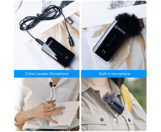 Беспроводная микрофонная система Boya BY-XM6-K2