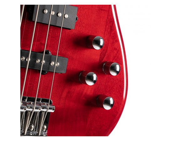 Бас-гитара CORT Action Plus (Trans Red)