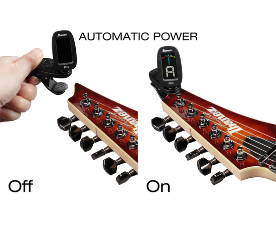 Тюнер-клипса IBANEZ PU3 BK