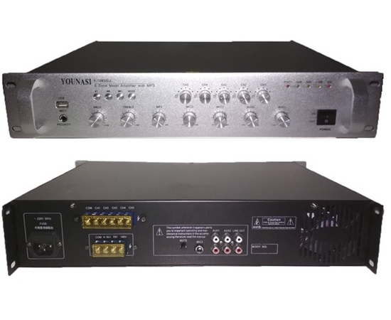 Усилитель Younasi Y-1400SU, 400Вт, USB, 5 zones - 123805 за 20385 грн. | 4Club