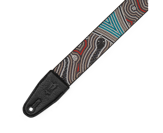 Гітарний ремінь LEVY'S MP2DU-001 2″ Down Under Series Poly Guitar Strap - Bird and Snake