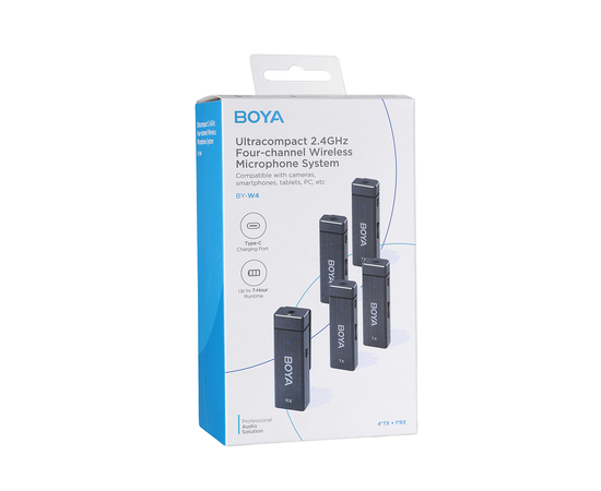 Беспроводная микрофонная система Boya BY-W4