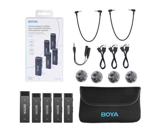 Беспроводная микрофонная система Boya BY-W4