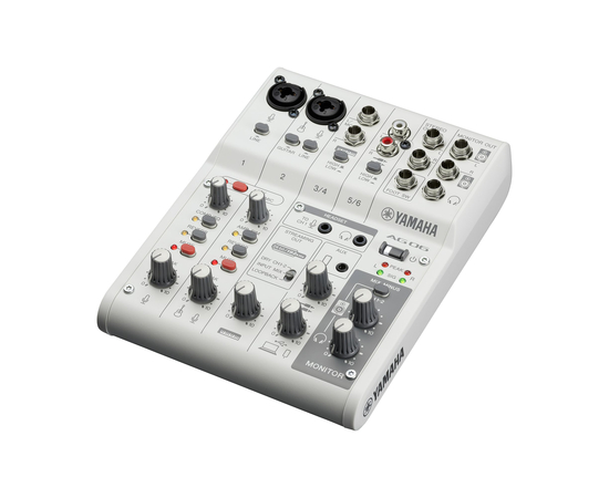 Стримінговий мікшер/аудіоінтерфейс YAMAHA AG06MK2 (White) - 153942 за 13416 грн. | 4Club