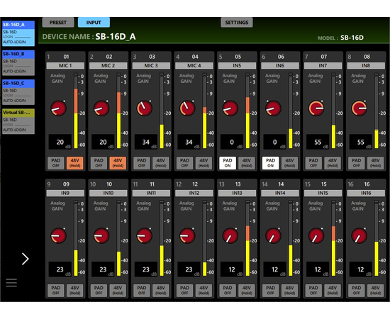 Стейджбокс Tascam SB-16D