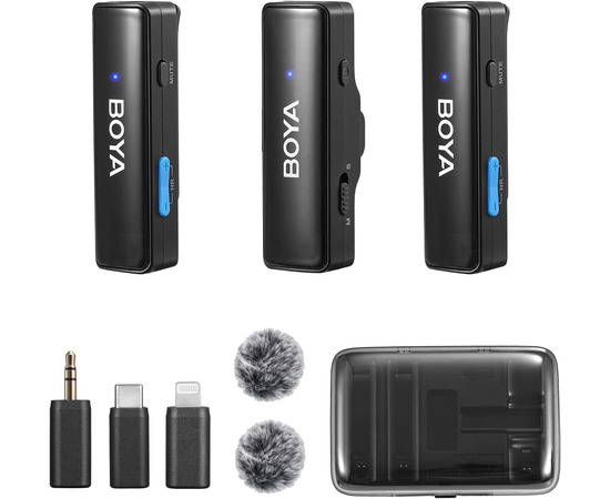Бездротова мікрофонна система (USB-C, Lightning, 3.5 мм TRS) Boya BOYALINK - 154397 за 5040 грн. | 4Club