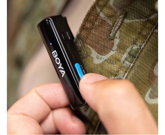 Бездротова мікрофонна система (USB-C, Lightning, 3.5 мм TRS) Boya BOYALINK