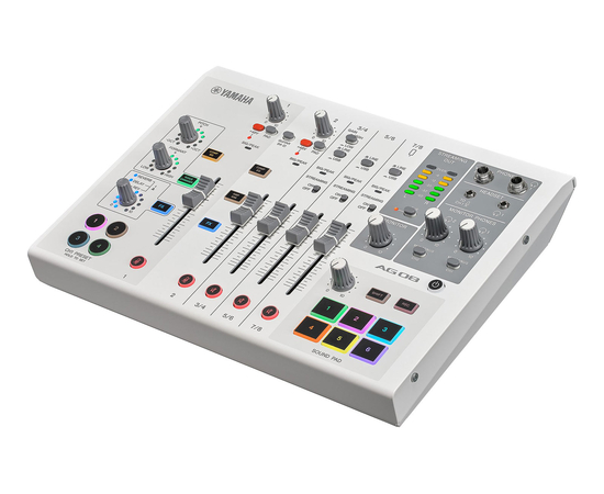 Стриминговый микшер / аудиоинтерфейс YAMAHA AG08 (White) - 154496 за 42075 грн. | 4Club