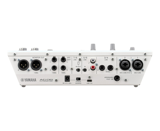Стриминговый микшер / аудиоинтерфейс YAMAHA AG08 (White)
