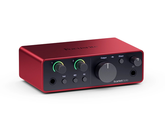 Аудіоінтерфейс FOCUSRITE Scarlett Solo 4th Gen - 154740 за 8360 грн. | 4Club