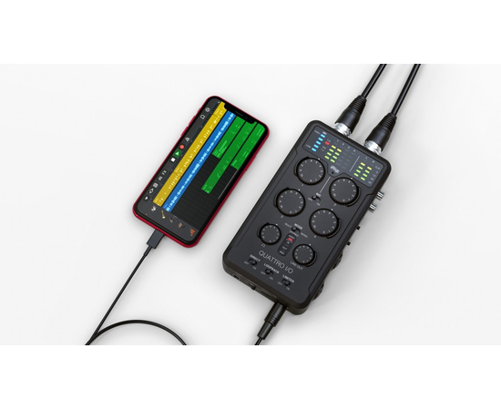 Аудиоинтерфейс для PC/Mac/iOS/Android IK MULTIMEDIA iRig Pro Quattro I/O