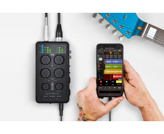 Аудиоинтерфейс для PC/Mac/iOS/Android IK MULTIMEDIA iRig Pro Quattro I/O