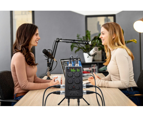 Аудиоинтерфейс для PC/Mac/iOS/Android IK MULTIMEDIA iRig Pro Quattro I/O