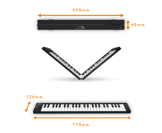 Розкладна MIDI-клавіатура Blackstar Carry-on Folding Controller (49 клавіш) Black