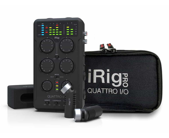 Аудиоинтерфейс для PC/Mac/iOS/Android IK MULTIMEDIA iRig Pro Quattro I/O Deluxe - 154751 за 0 грн. | 4Club