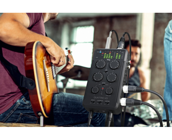 Аудиоинтерфейс для PC/Mac/iOS/Android IK MULTIMEDIA iRig Pro Quattro I/O