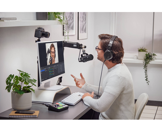Мікрофон для подкастингу RODE PodMic USB