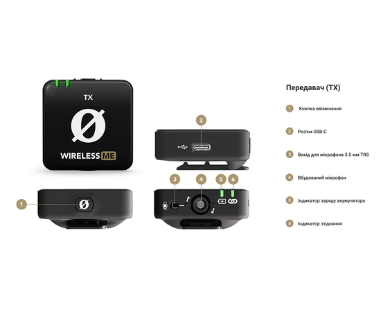 Микрофонная радиосистема RODE Wireless ME