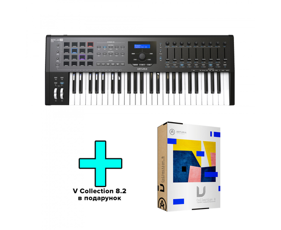MIDI-клавіатура Arturia KeyLab 49 MkII Black Edition + V Collection 8.2 - 143706 за 22999 грн. | 4Club