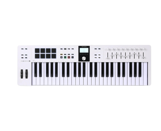 MIDI-клавіатура Arturia KeyLab Essential 49 mk3 (White) + Arturia Pigments