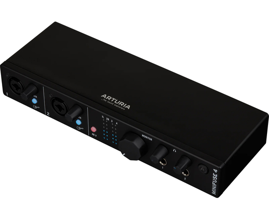 Аудіоінтерфейс Arturia MiniFuse 4 (Black)